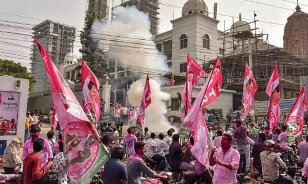 TRS Flag Festival in All Over Telangana