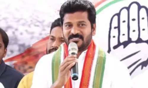 TPCC Chief Revanth Reddy Fires on CM KCR About The Issue of KRMB