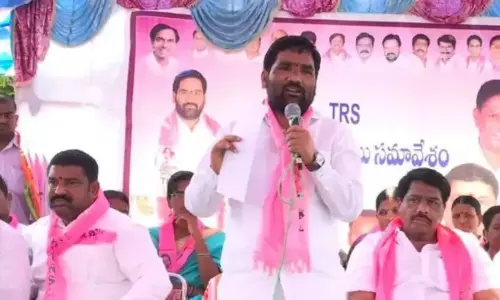Bellampalli MLA Durgam Chinnaiah In Another Controversy