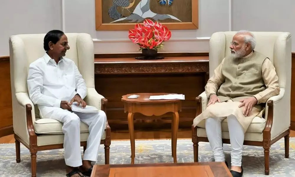 Telangana Chief Minister KCR Busy in Meetings With Union Ministers in Delhi Tour