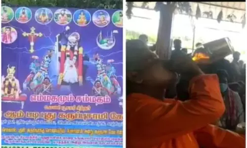 Mani Baba Will Say Future of his Devotees After Drinks the Full Bottle Liquor in Tamil Nadu Mani Baba Will Say Future of his Devotees After Drinks the Full Bottle Liquor in Tamil Nadu