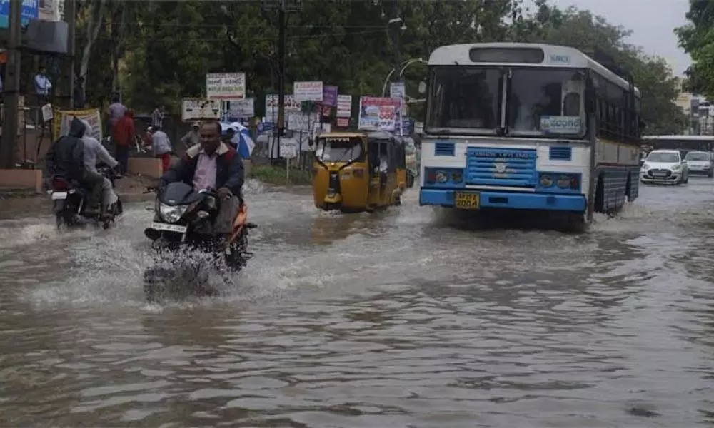 Heavy Rains in Warangal District on Yesterday