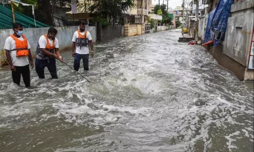 Flood Coming Into Homes in Adilabad District Due to Heavy Rains