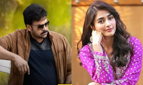 Pooja Hegde Says Its a Dream Come True to Act With Megastar Chiranjeevi in Acharya Movie Pooja Hegde Says Its a Dream Come True to Act With Megastar Chiranjeevi in Acharya Movie