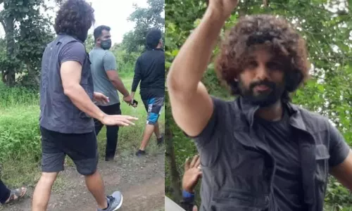 Pushpa Movie: మారేడుమిల్లి అడవుల్లో పుష్ప చిత్రబృందం