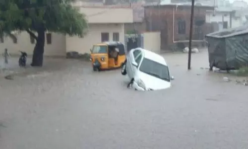 Heavy Rains From Two Days in Nirmal District Basara