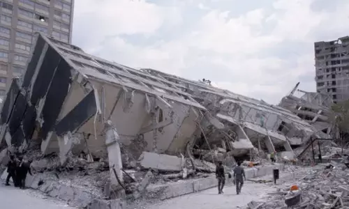 The Magnitude of the Earthquake was 6.9 on the Richter Scale in Mexico