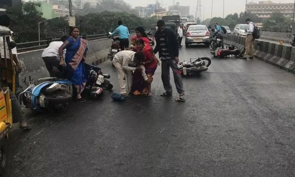 Hyderabad Roads are Care of  Address For Road Accidents