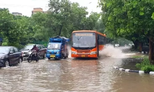 Delhi Airport Flooded After Record Rain and City on Orange Alert