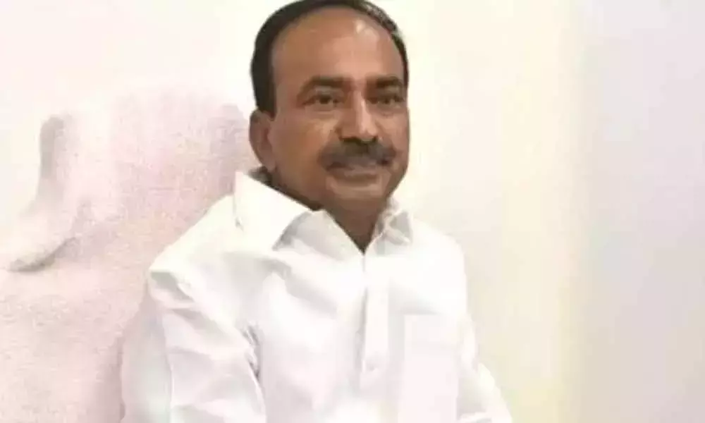 Etela Rajender Says KCR In Huzurabad Withdrew from the polls for Fear of Defeat Etela Rajender Says KCR In Huzurabad Withdrew from the polls for Fear of Defeat