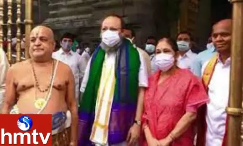 AP High Court Chief Justice Arup Kumar Goswami Visited the Tirumala Temple