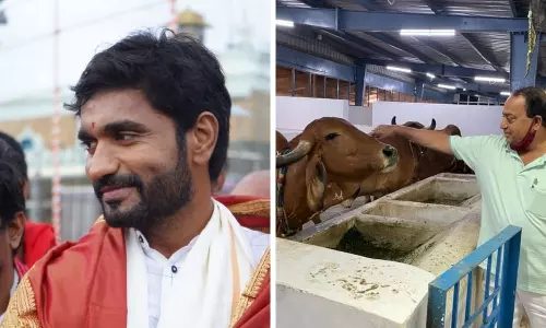 Telangana Minister Indrakaran Reddy and MP Margani Bharat Visited TTD