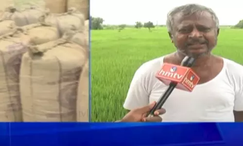 Warangal Farmers Demands Telangana Govt to Buy Paddy Crop | Telangana News Today Warangal Farmers Demands Telangana Govt to Buy Paddy Crop | Telangana News Today