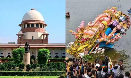 Telangana Govt went to Supreme Court about POP Ganesh Nimajjanam in Hussain Sagar said Talasani Srinivas | Latest News