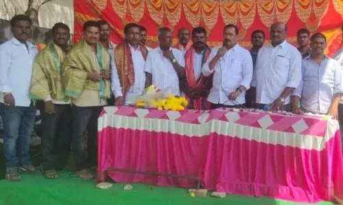 Tension at AS Rao Nagar Division TRS Meeting Hyderabad Tension at AS Rao Nagar Division TRS Meeting Hyderabad