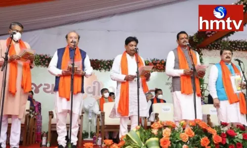 New Cabinet Arranged and 24 Ministers Sworn in Gujarat
