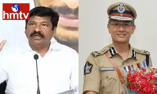 MLA Jogi Ramesh Meets Andhra Pradesh DGP