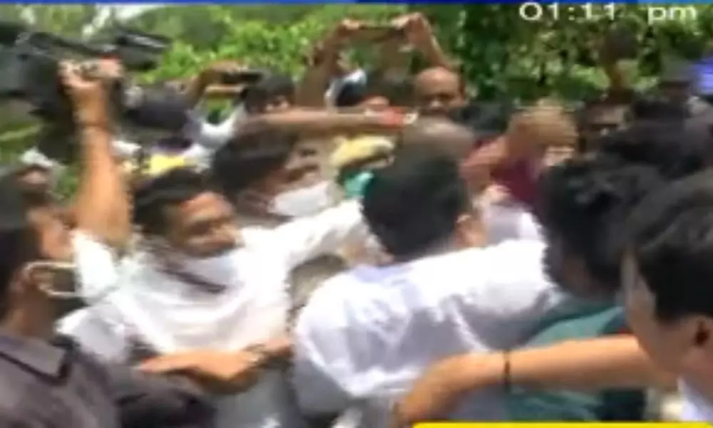 YCP Leaders Trying to Seize the Ayyanna Patrudu Home