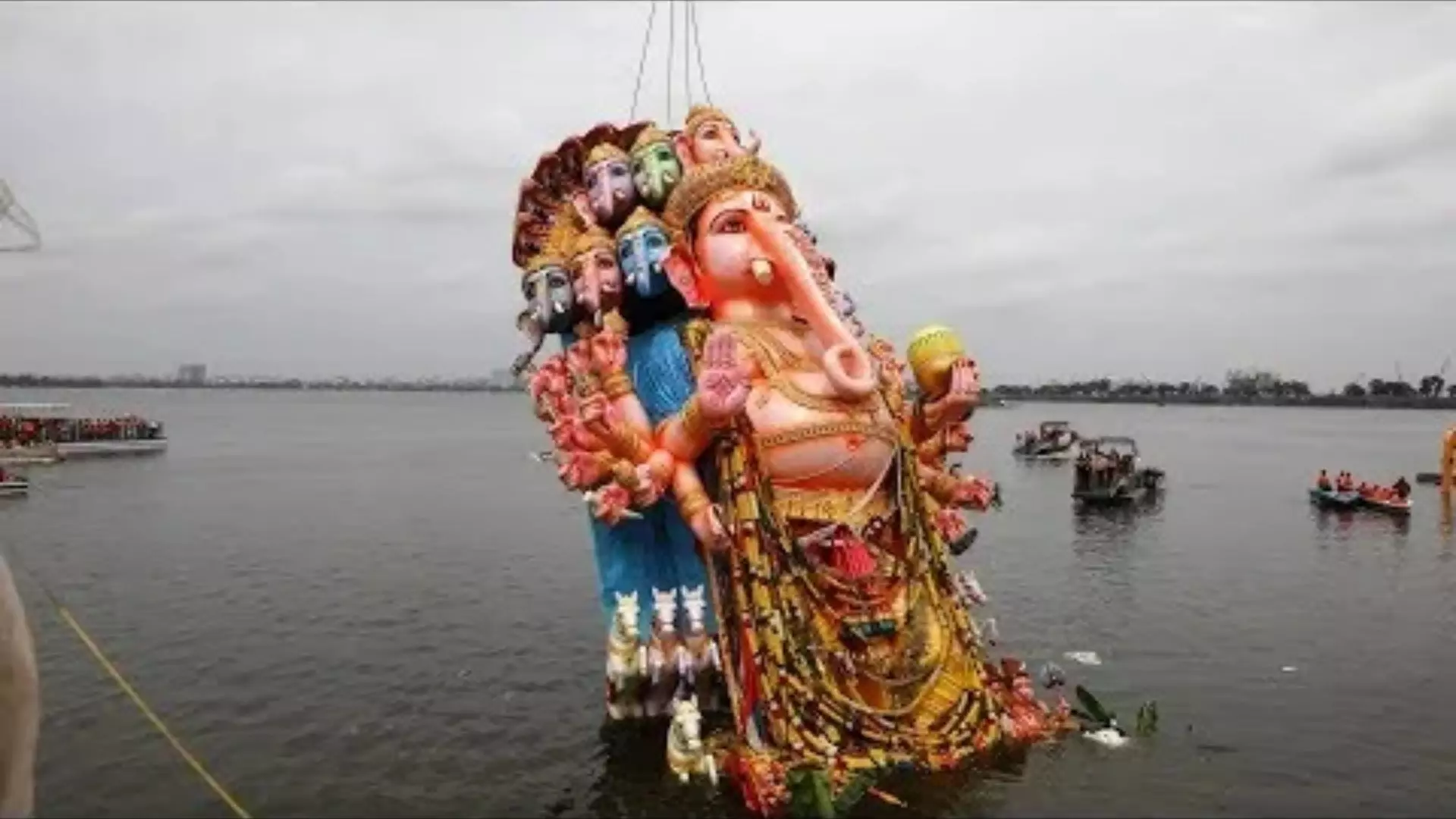 Khairatabad Ganesh Immersion Completed in Tank Bund Today 19 09 2021
