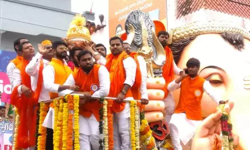 Ganesh Laddu Auction at Balapur in Hyderabad