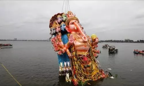 Khairatabad Ganesh Immersion Completed in Tank Bund Today 19 09 2021