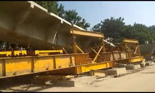 Srinivasa Setu Fly over Collapsed in Tirupati Srinivasa Setu Fly over Collapsed in Tirupati