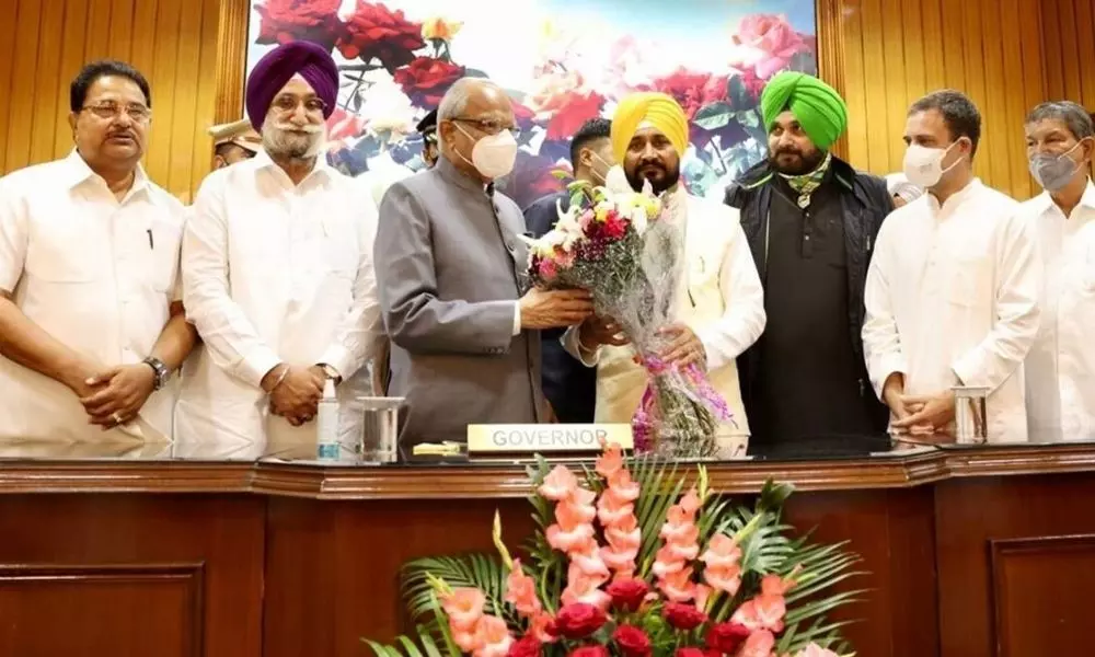 Charanjit Singh Channi Sworn as Punjab New Chief Minister