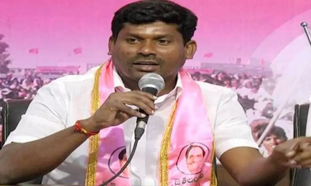 TRS Whip Balaraju Fires on TPCC Chief Revanth Reddy About Drugs Allegations on KTR