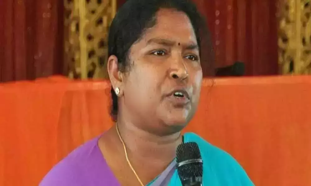 Congress MLA Seethakka Suffered with illness and Joined in Eturnagaram Govt Hospital for Treatment