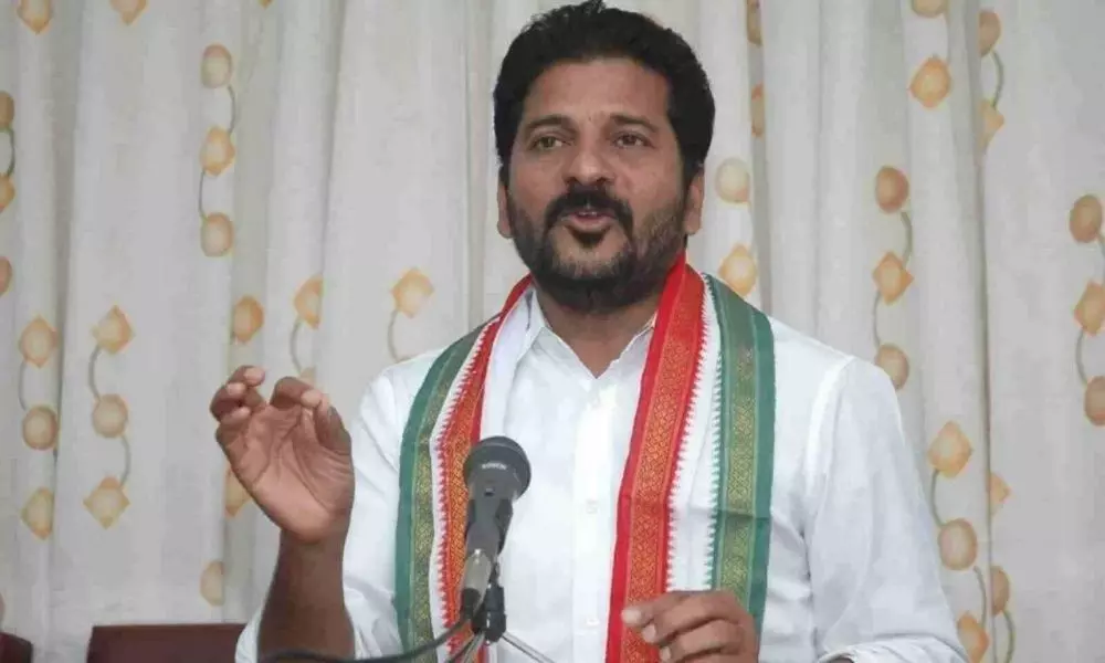 TPCC Chief Revanth Reddy Fired on Telangana Government at Indira Park Protest