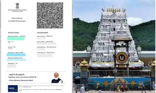 Vaccination Certificate Should Must for Tirumala Devotees says TTD