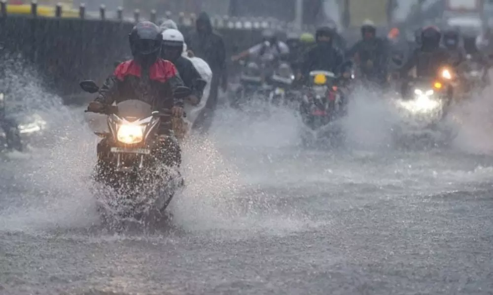 Rains Across the Andhra Pradesh Due to Gulab Cyclone