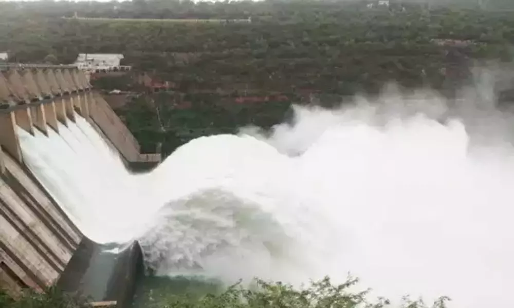 Huge Water Inflow to Nagarjuna Sagar Project