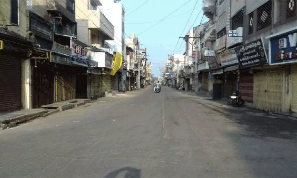 Ongoing Bharat Bandh in Adilabad District