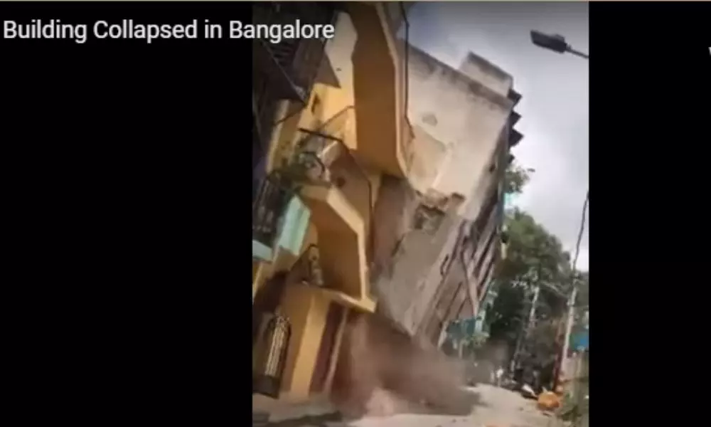 Building Collapsed in Bangalore
