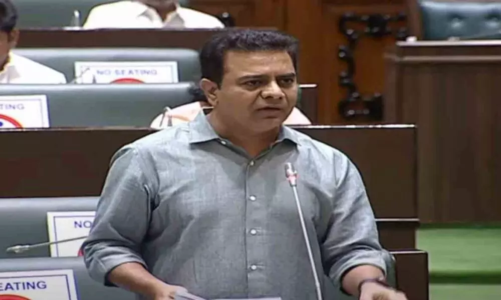 Minister KTR Strong Counter To Opposition Leaders in Assembly