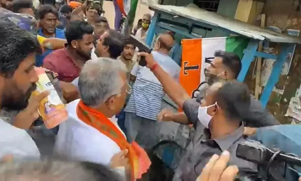 Ruckus During BJP Campaign in Bhabanipur Bypoll