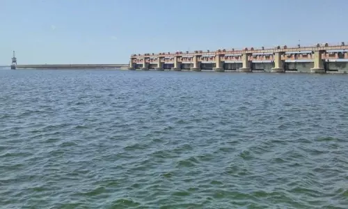 Heavy Water Inflow to Godavari River Due To Gulab Cyclone Impact