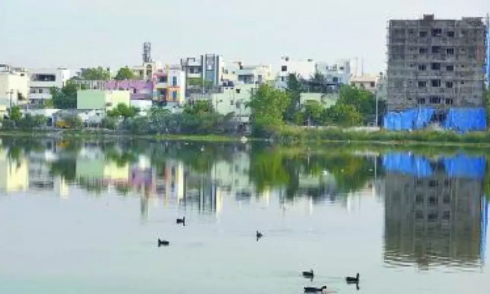 All Ponds are Full with the Water in Hyderabad