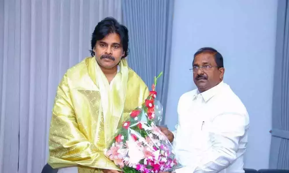 Pawan Kalyan Meets Somu Veerraju Over Badvel By Elections