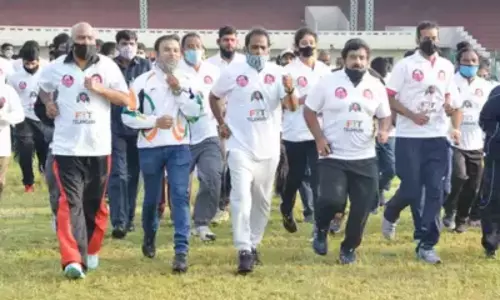 Fit run Performed in Hyderabad under the Power Grid Corporation as part of Azadi Ka Amrit Mahotsav | Gandhi Jayanti 2021