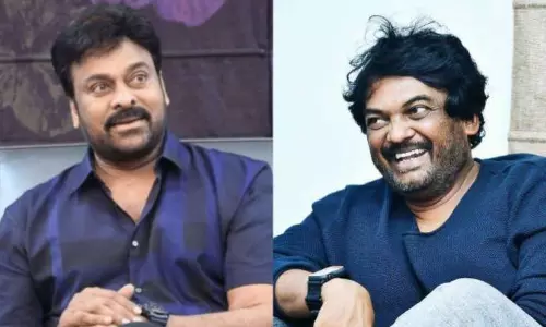 Director Puri Jagannadh Helps to Chiranjeevi God Father Movie Script