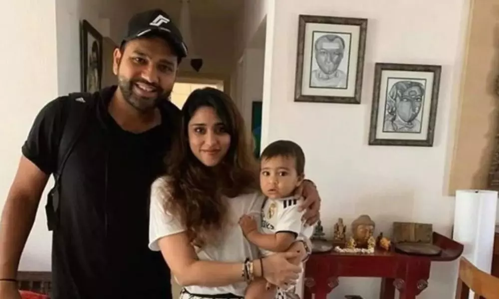 Rohit Sharma Teased his Wife Video Creating Laughs on Internet