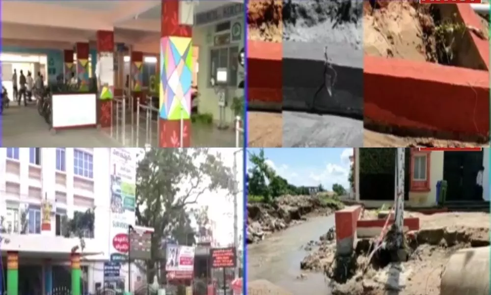 Dhobi Ghat at Sircilla Drowned in Water due to Heavy Rains before Opening | Telugu Online News