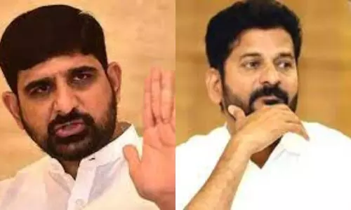 TRS Leader Kaushik Reddy Challenges to TPCC Chief Revanth Reddy