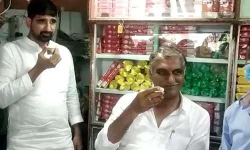 Harish Rao at Huzurabad City Palace Harish Rao at Huzurabad City Palace