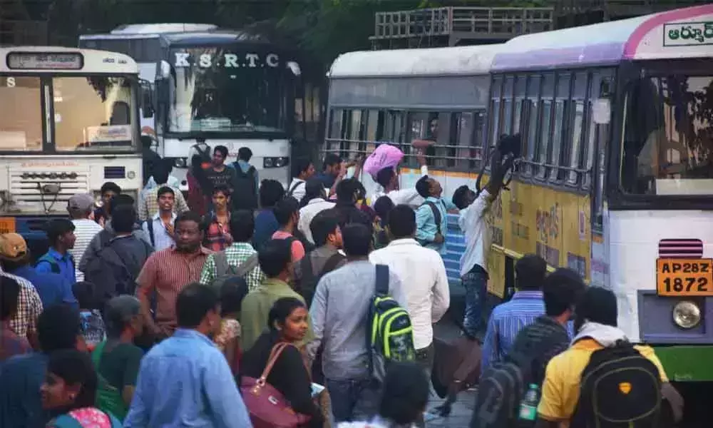 Dussehra Festival Rush at Bus Stations