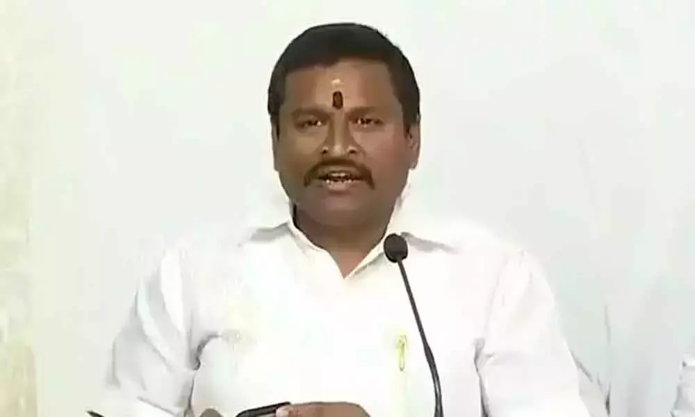 Minister Vellampalli Srinivas Fires on Police in Vijayawada