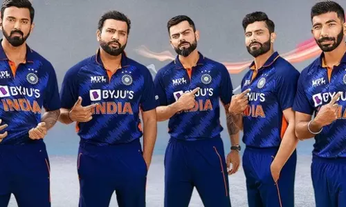 BCCI Unveils Team Indias New Jersey for T20 World Cup
