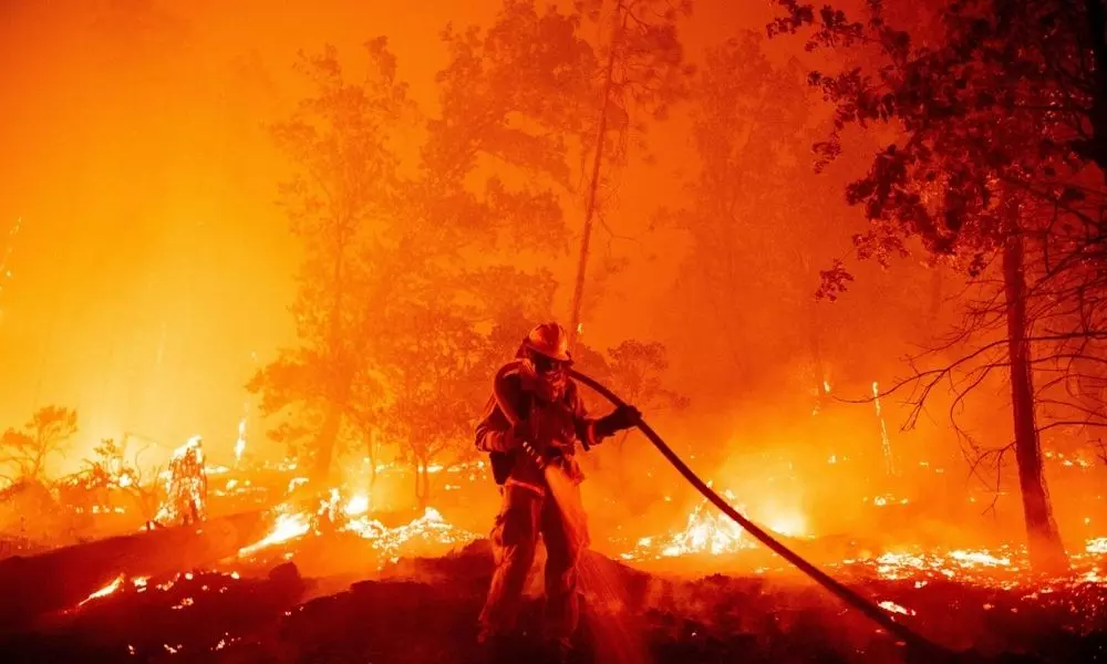 Huge Wildfire in California